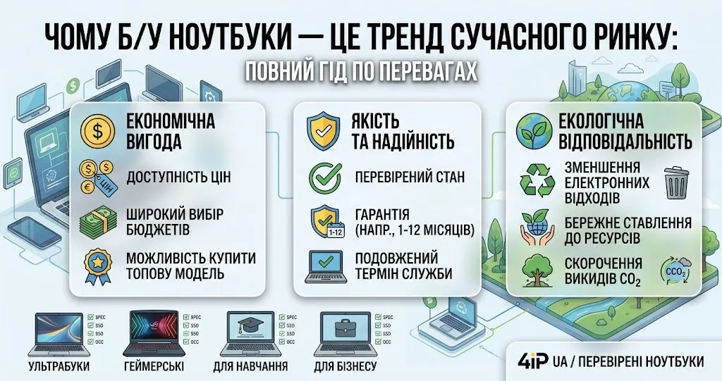 Почему б/у ноутбуки — это тренд современного рынка