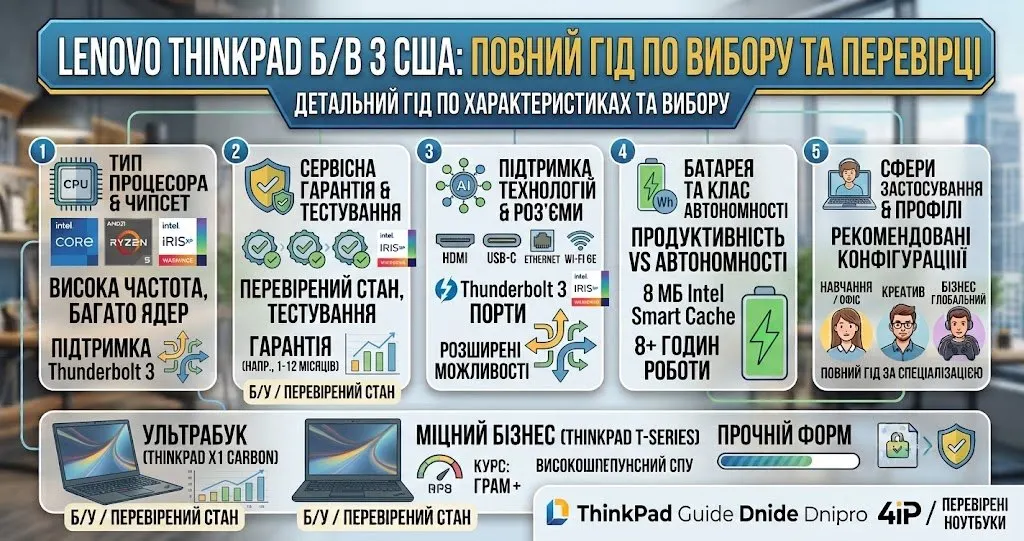 Lenovo ThinkPad б/у из США