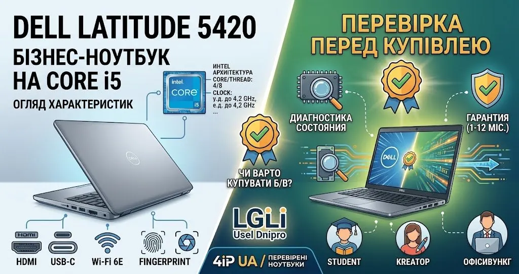 Обзор Dell Latitude 5420: стоит ли покупать бизнес-ноутбук
