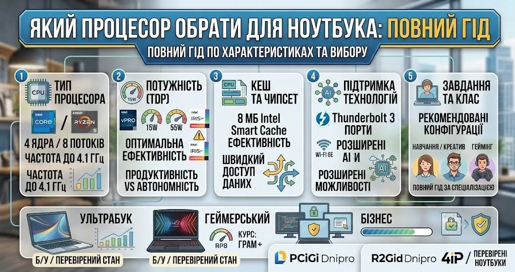 Какой процессор выбрать для ноутбука: полный гид