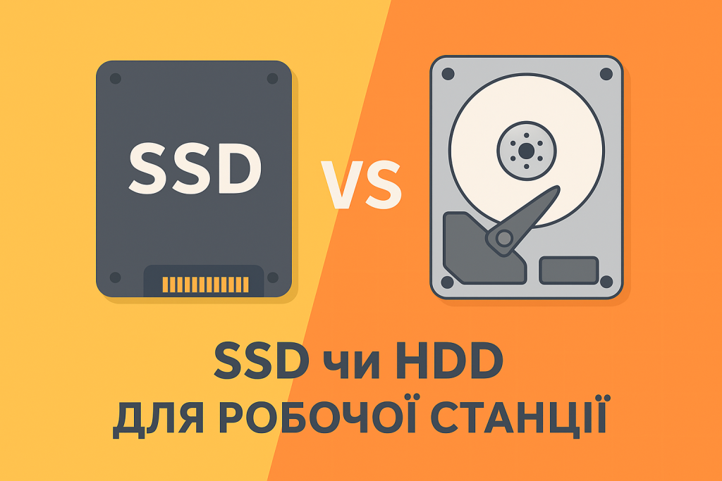 SSD чи HDD для робочої станції — що краще?
