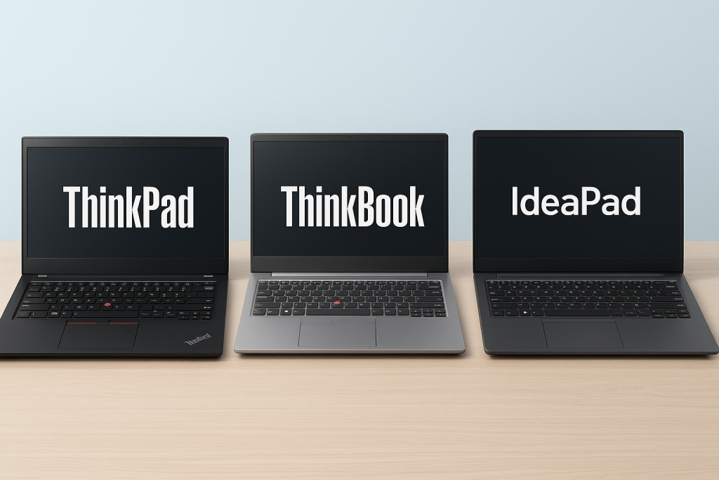 Lenovo ThinkPad, ThinkBook чи IdeaPad