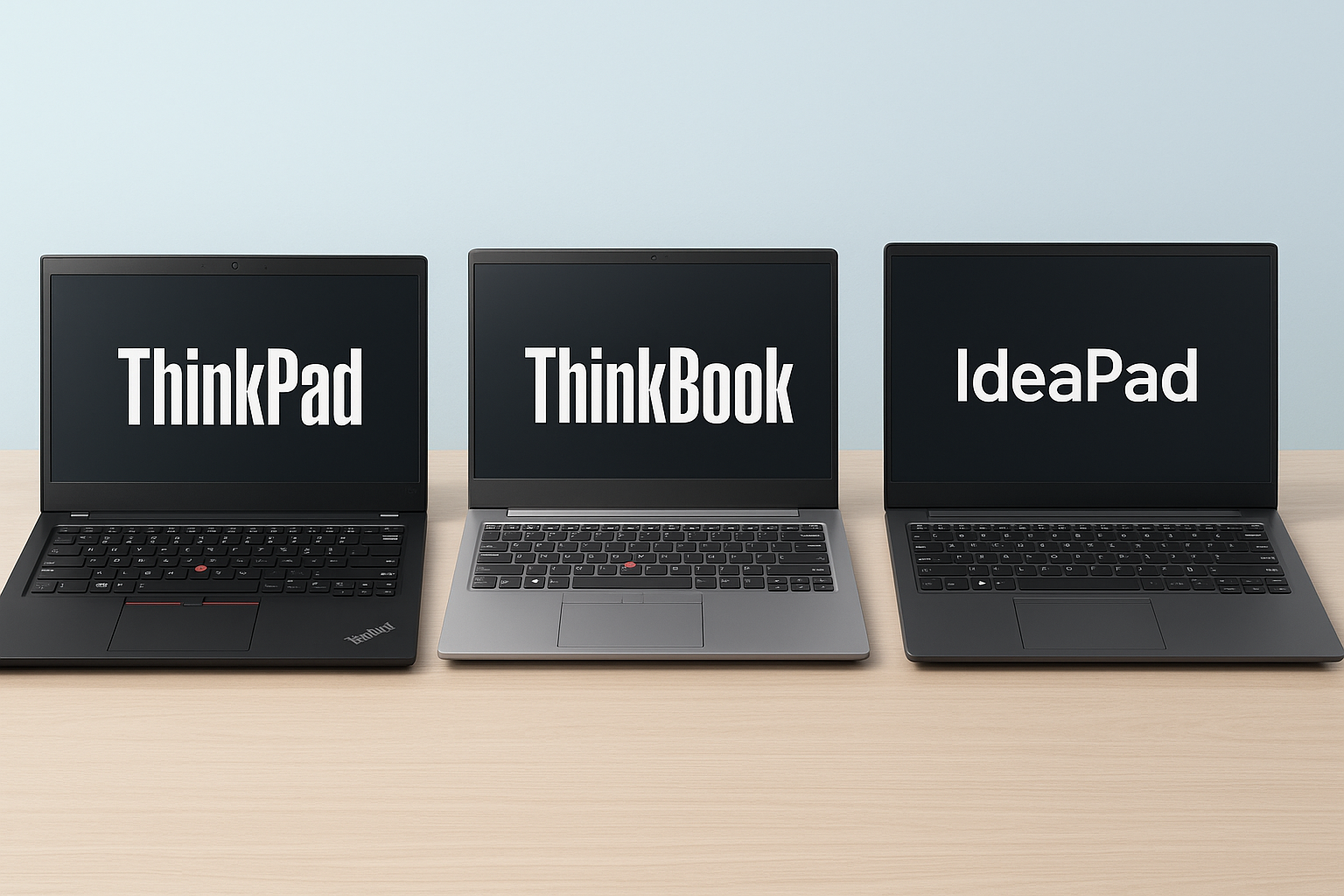 Lenovo ThinkPad, ThinkBook чи IdeaPad